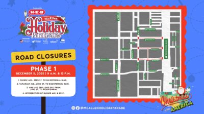 McAllen Holiday Parade 2025 Road Closures